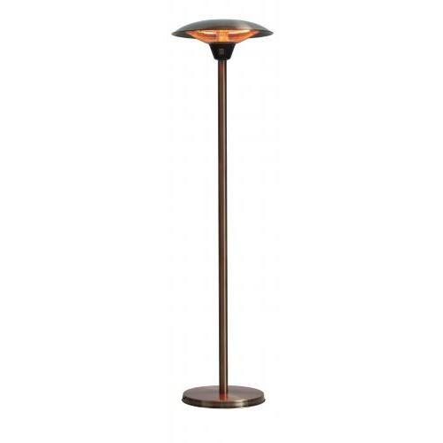 Fire Sense Frisco 1,500W Electric Patio Heater Brushed Copper 62220
