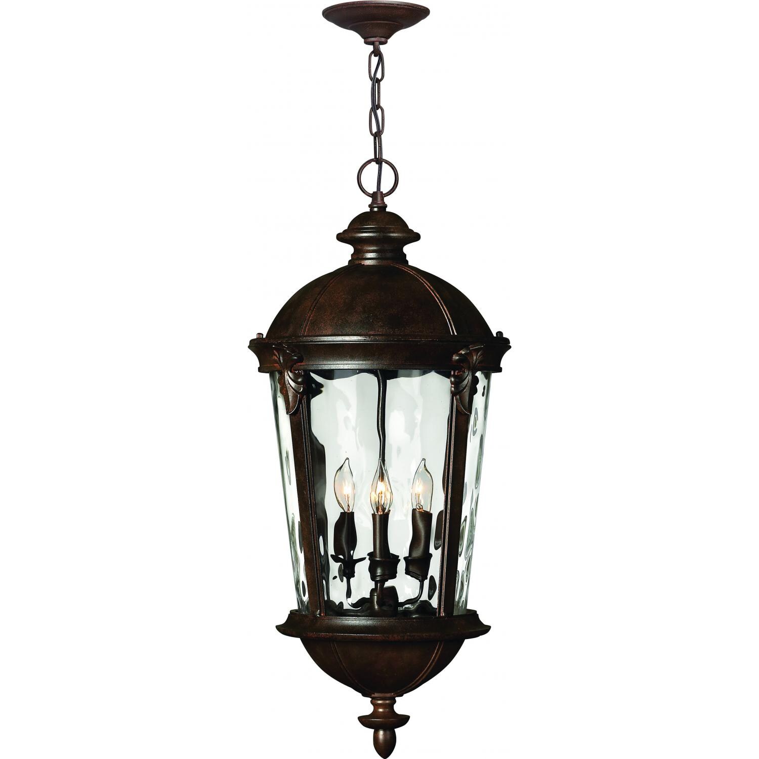 Hinkley Lighting Windsor 1892RK 40W Four Light Outdoor Ceiling Light - River Rock thumbnail