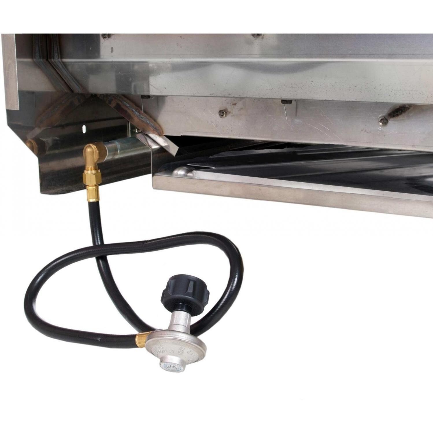 Cal Flame G3 3 Burner Built-In Propane Gas Grill - Propane Connection 2 thumbnail