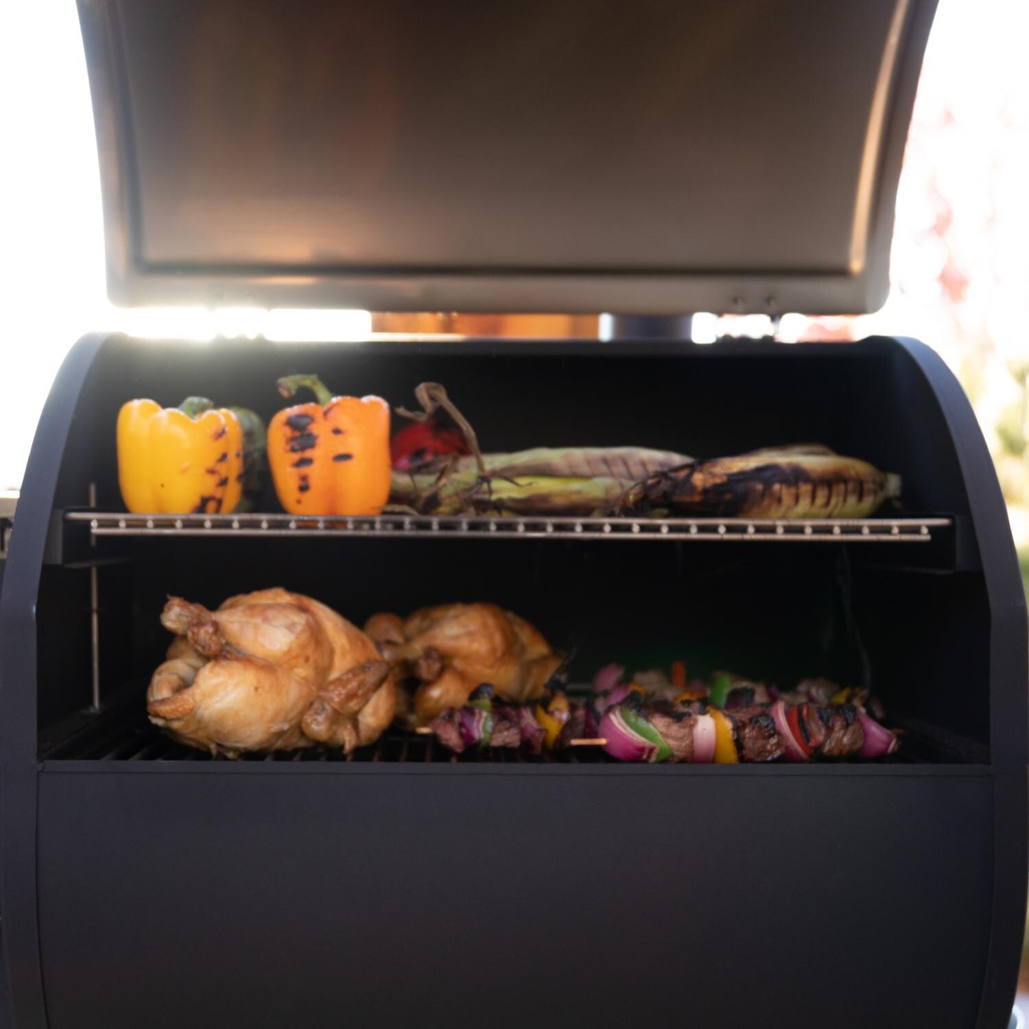 Camp Chef PG24CL Woodwind WiFi 24-Inch Pellet Grill With Propane Sidekick Sear Box - Grill Lifestyle thumbnail