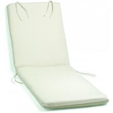 Sunbrella Canvas Canvas Long Outdoor Replacement Chaise Lounge Cushion W/ Knife Edge By Oxford Garden image
