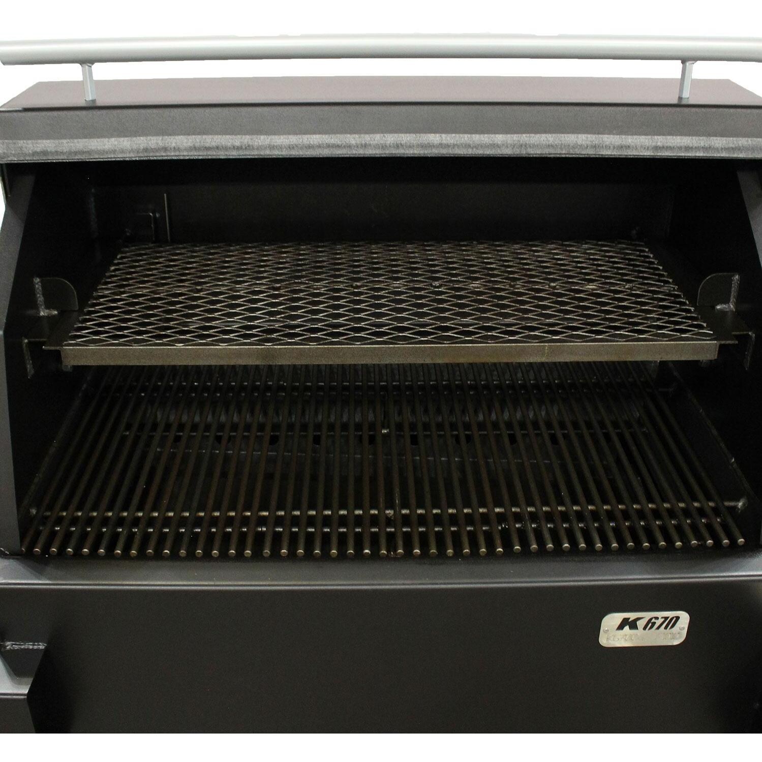 KANDO Gear CHMP Champ Pellet Grill - Lid Open - White Background thumbnail