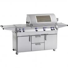 Fire Magic Echelon Diamond E660s 30-Inch Natural Gas Grill W/ Analog Thermometer, Double Side Burner & Magic View Window - E660s-4EAN-71-W image