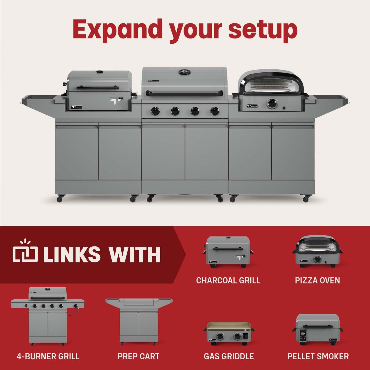 TYTUS TDT-GHS-EGRD Emberwood Electric Griddle - Expand Your Setup - Detail thumbnail