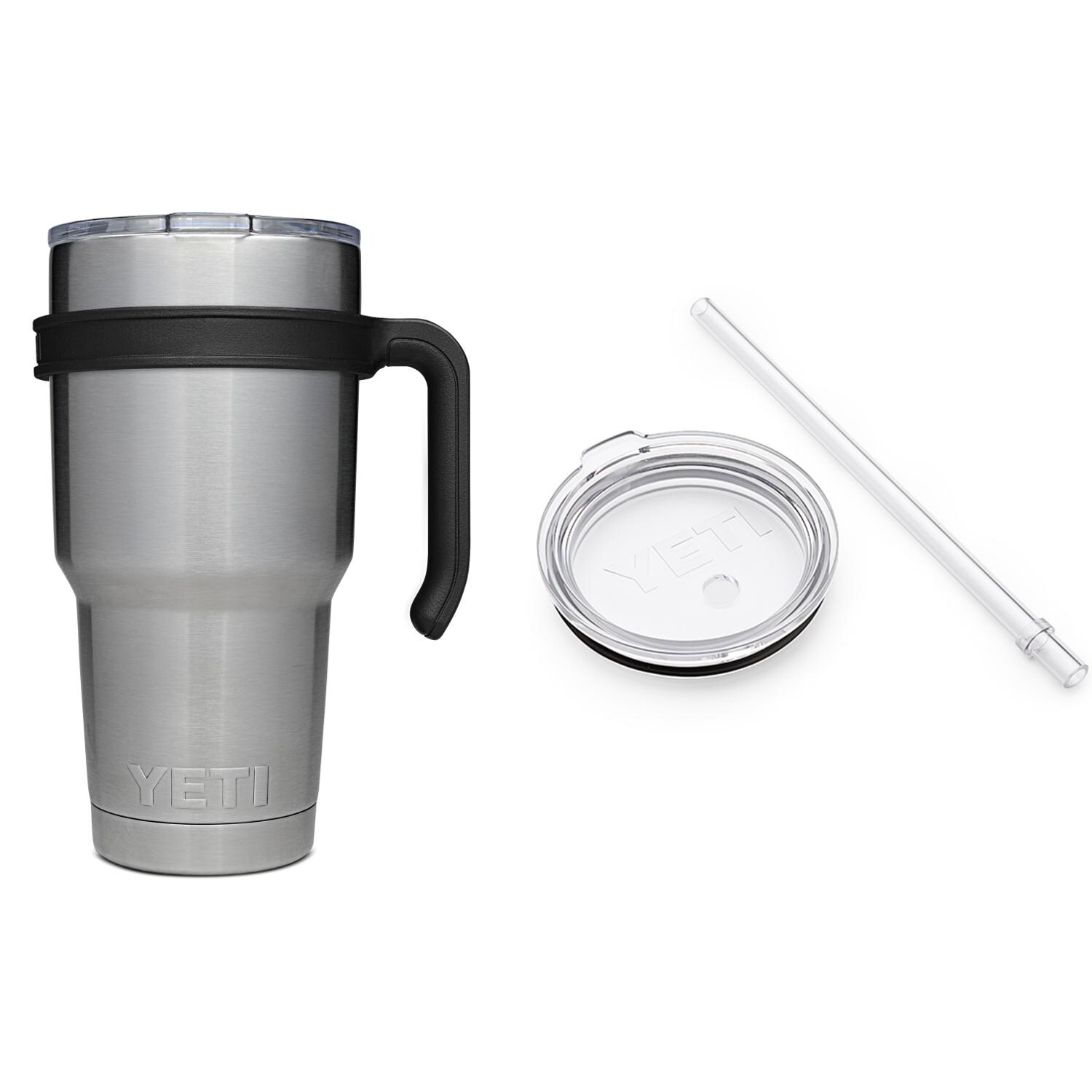 YETI 30 Oz. Rambler Tumbler With Straw Lid & Handle