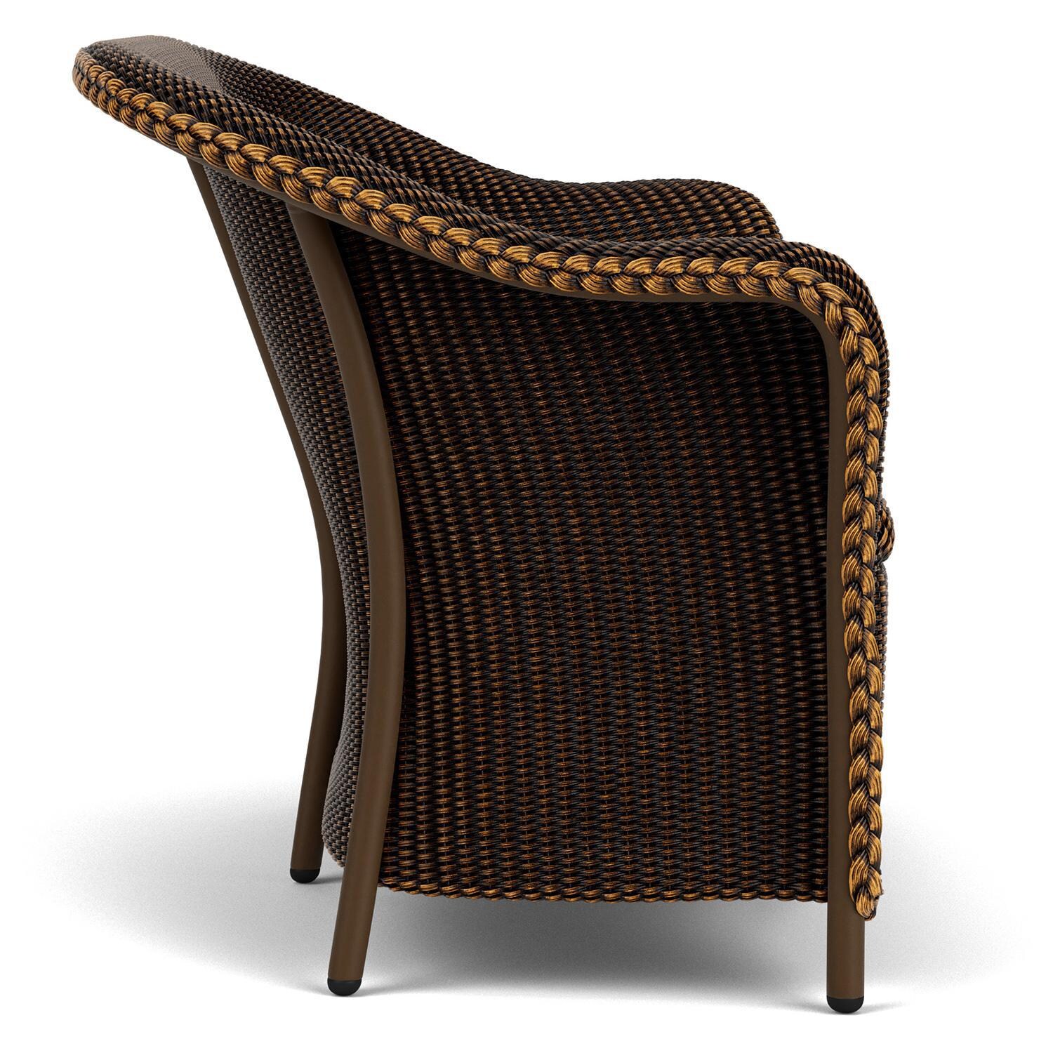 Lloyd Flanders Reflections 3-Piece Seating Set W/ Spring Rockers in Mink Finish - Loveseat Side thumbnail