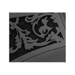 Napoleon Metallic Black Ornamental Fireplace Inset Close-Up
