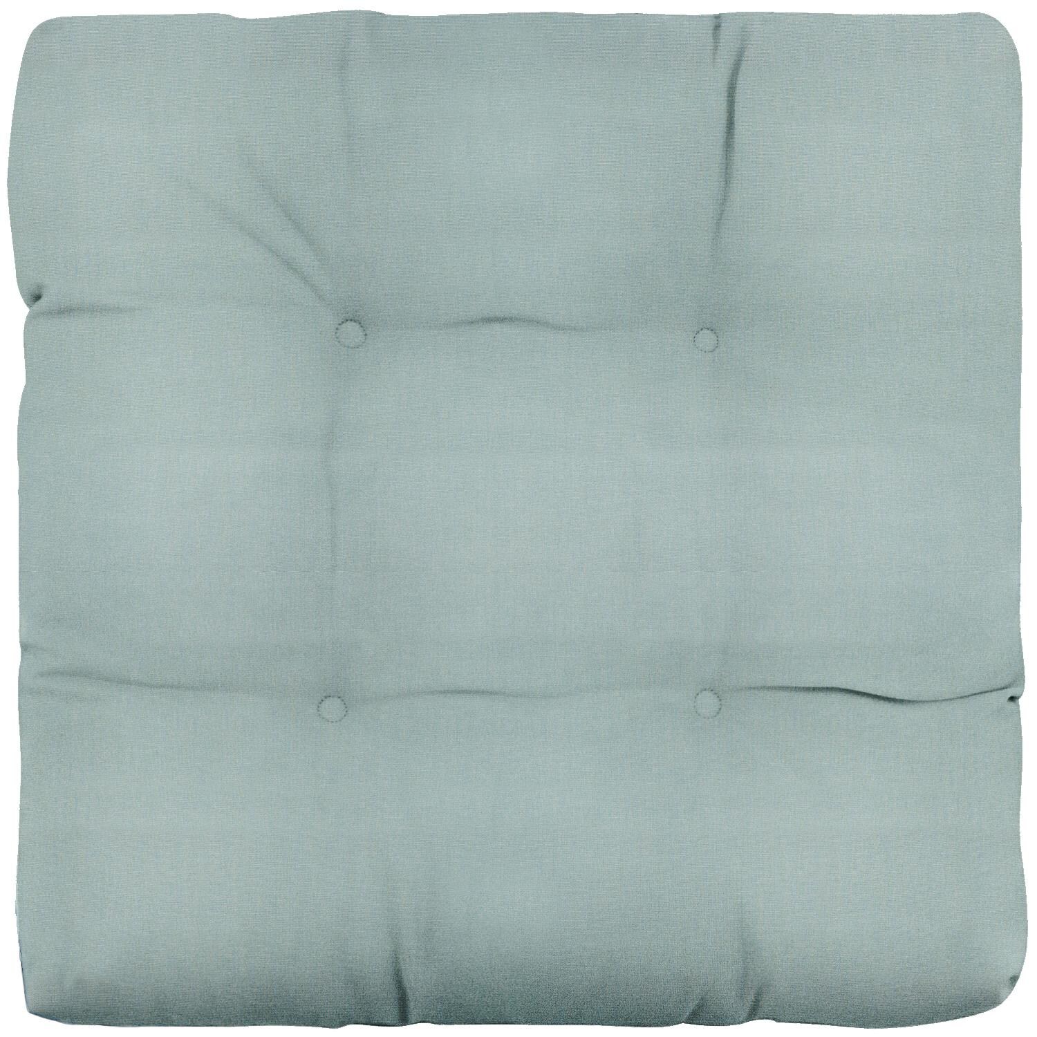 Sunbrella Canvas Spa Small Outdoor Replacement Seat Cushion By UltimatePatio.com - Top View thumbnail