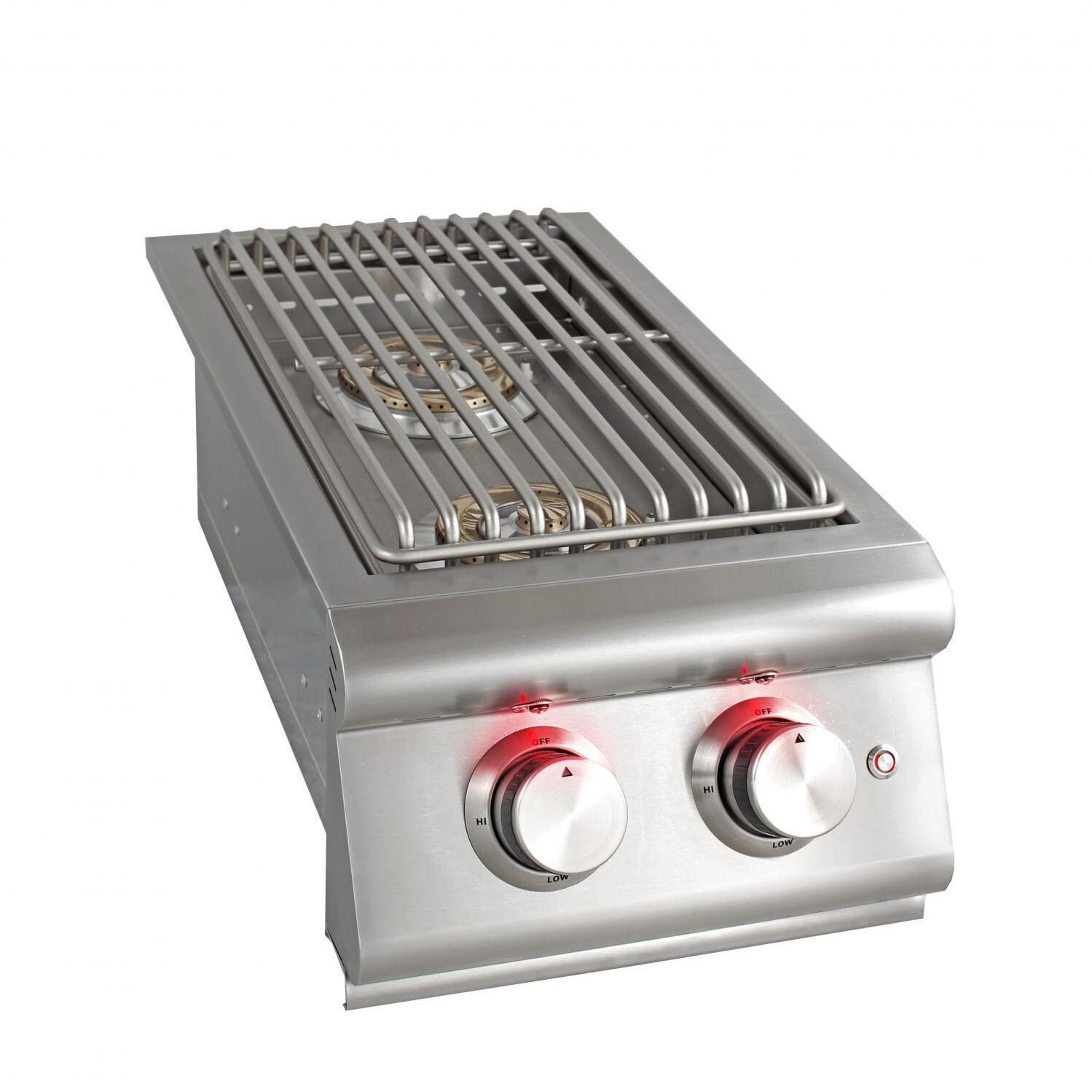 Blaze - BLZ-SB2LTE-NG - Premium LTE Built-In Natural Gas Stainless Steel Double Side Burner With Lid thumbnail