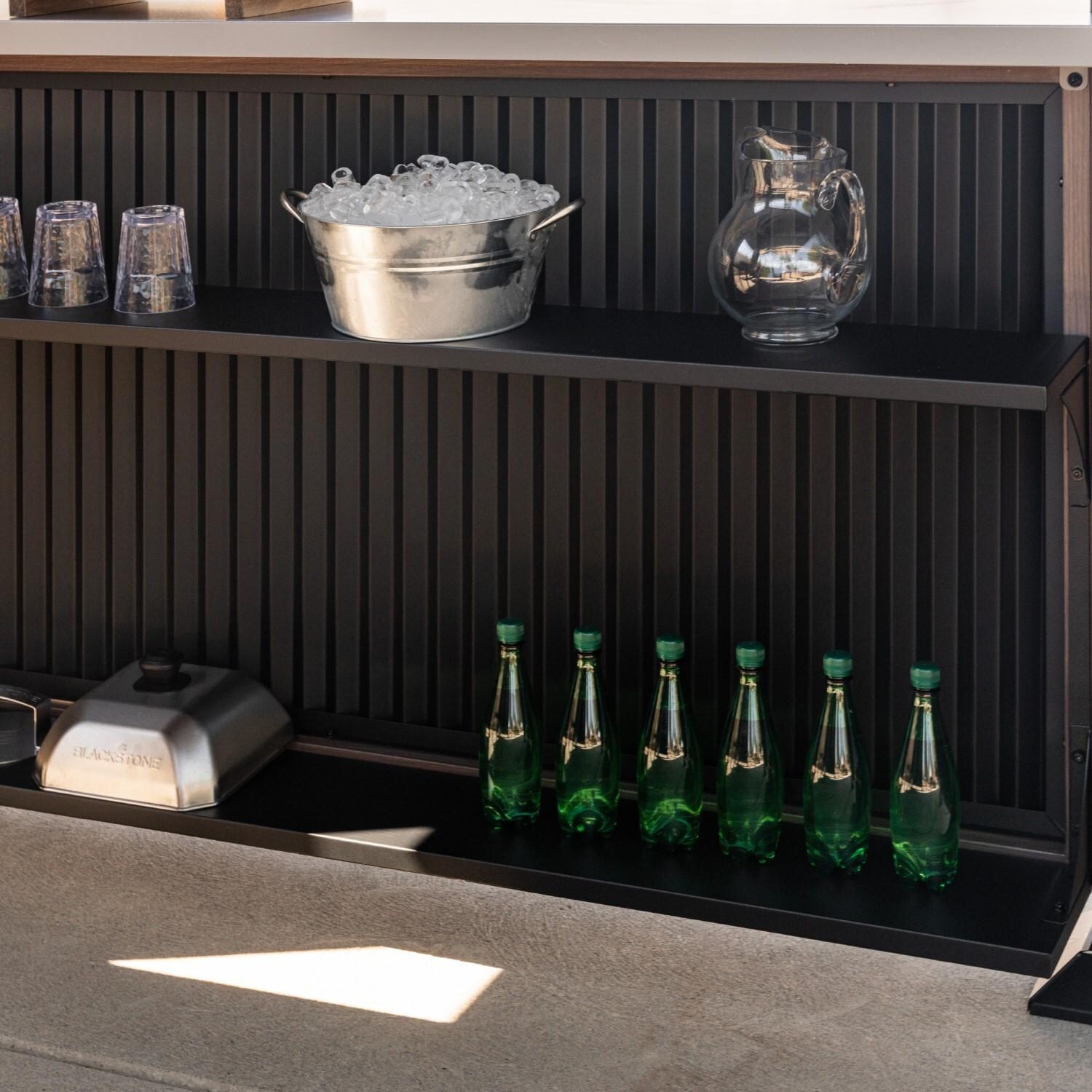 Blackstone 10 x 10-Foot Bar and Griddle/Grill Pavilion - Shelves - Detail thumbnail