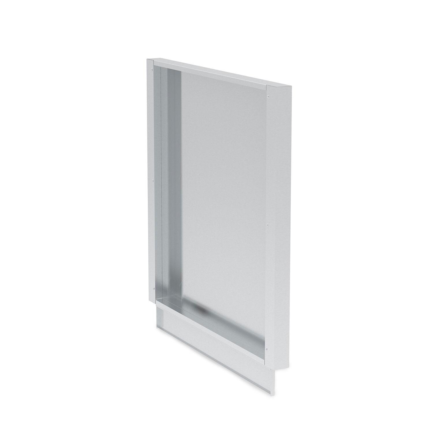 Broil King 800050 Stainless Steel Side Panel - Side Panel - Rear View - White Background thumbnail