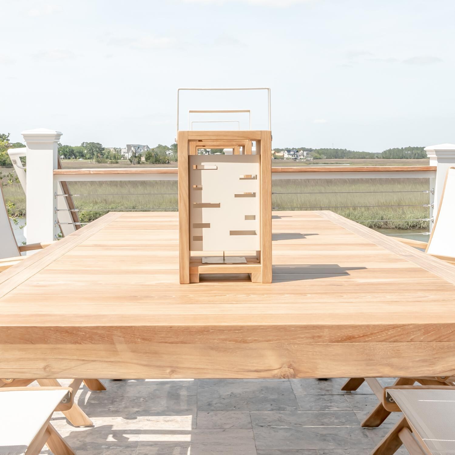 Relax Teak Lantern By Teak + Table