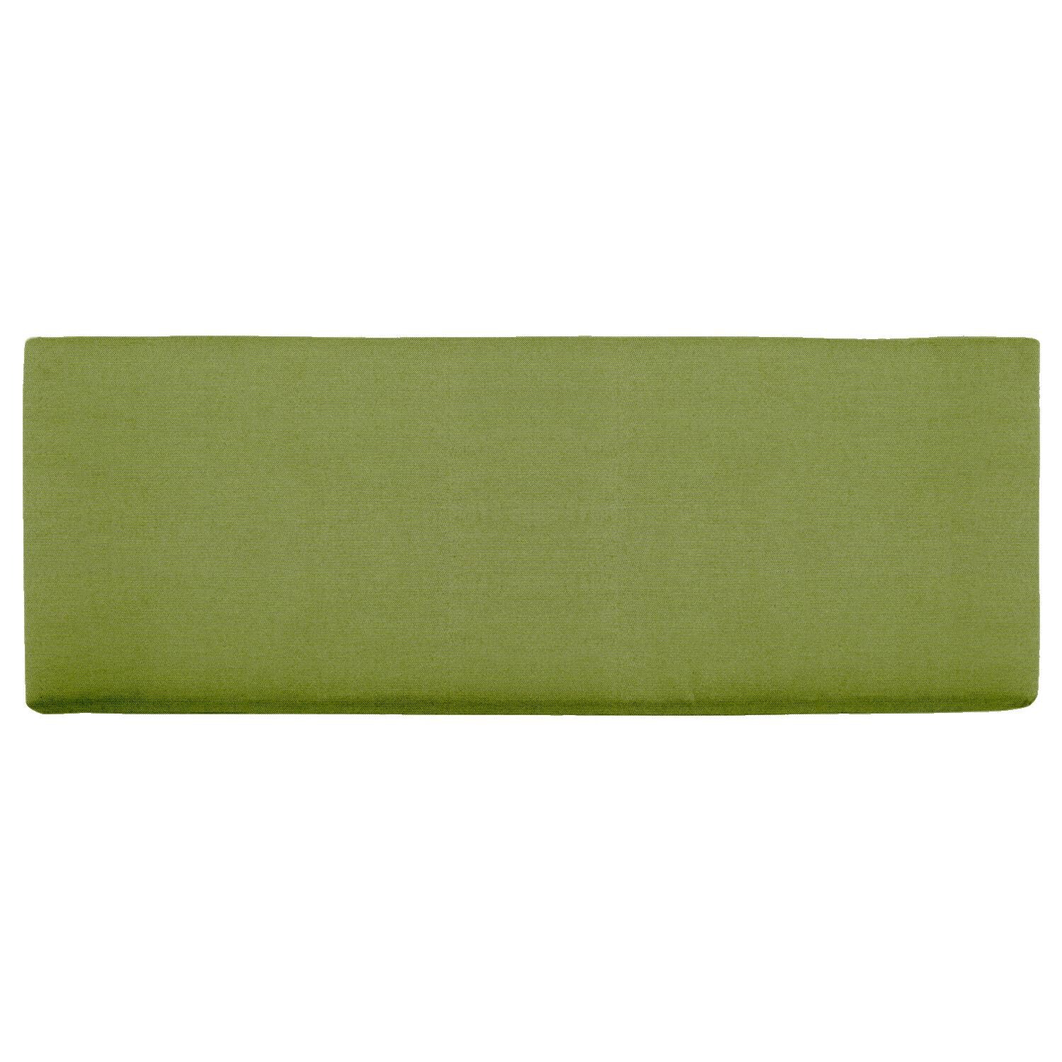 Sunbrella Spectrum Cilantro Large Outdoor Replacement Bench Cushion W/ Knife Edge By UltimatePatio.com thumbnail