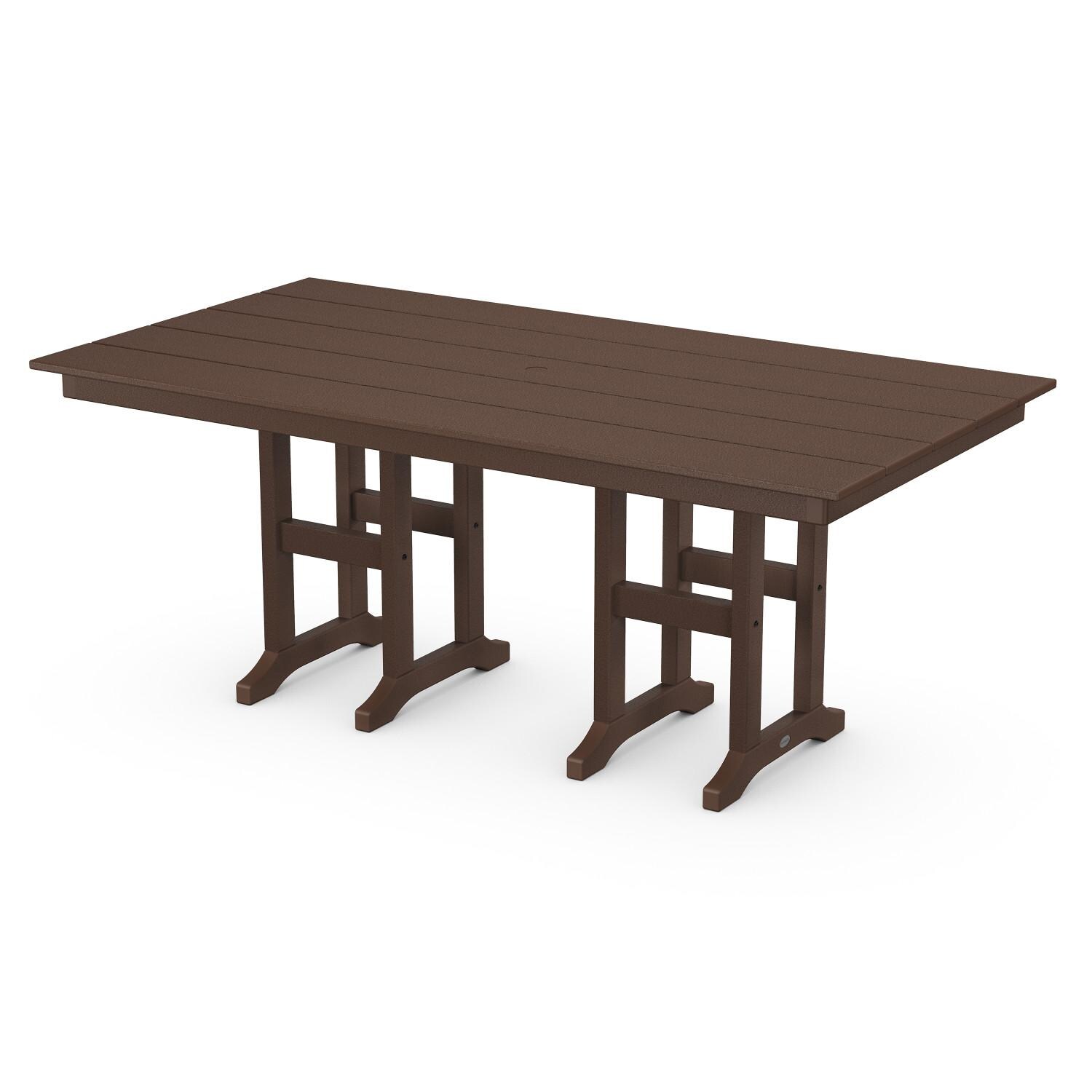 POLYWOOD PWS693-1-MA Vineyard 7-Piece Farmhouse Dining Set - Table thumbnail