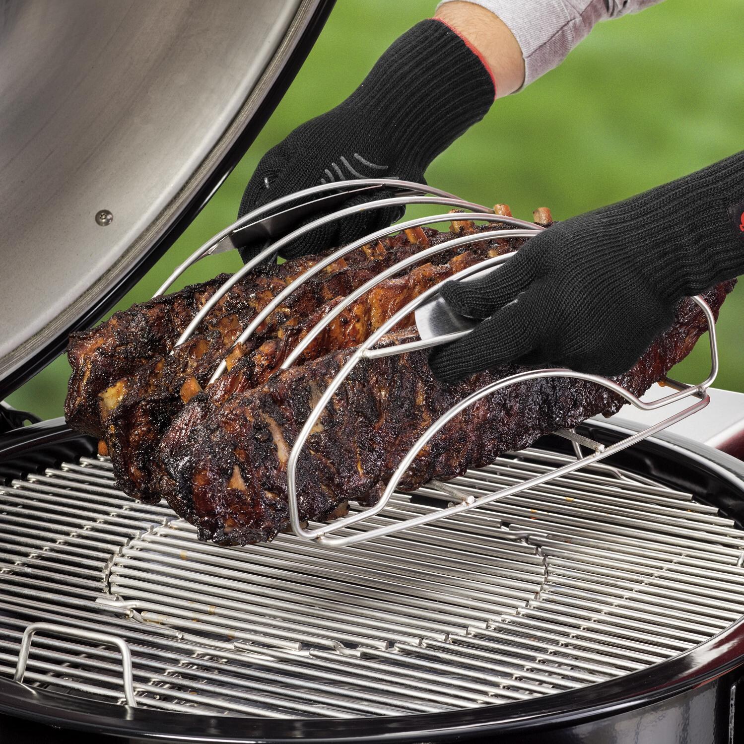 Weber Stainless Steel Rib Rack - 7648 thumbnail