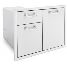 Lynx Professional 30-Inch Double Drawer & Roll-Out Trash Bin - LTA30 image