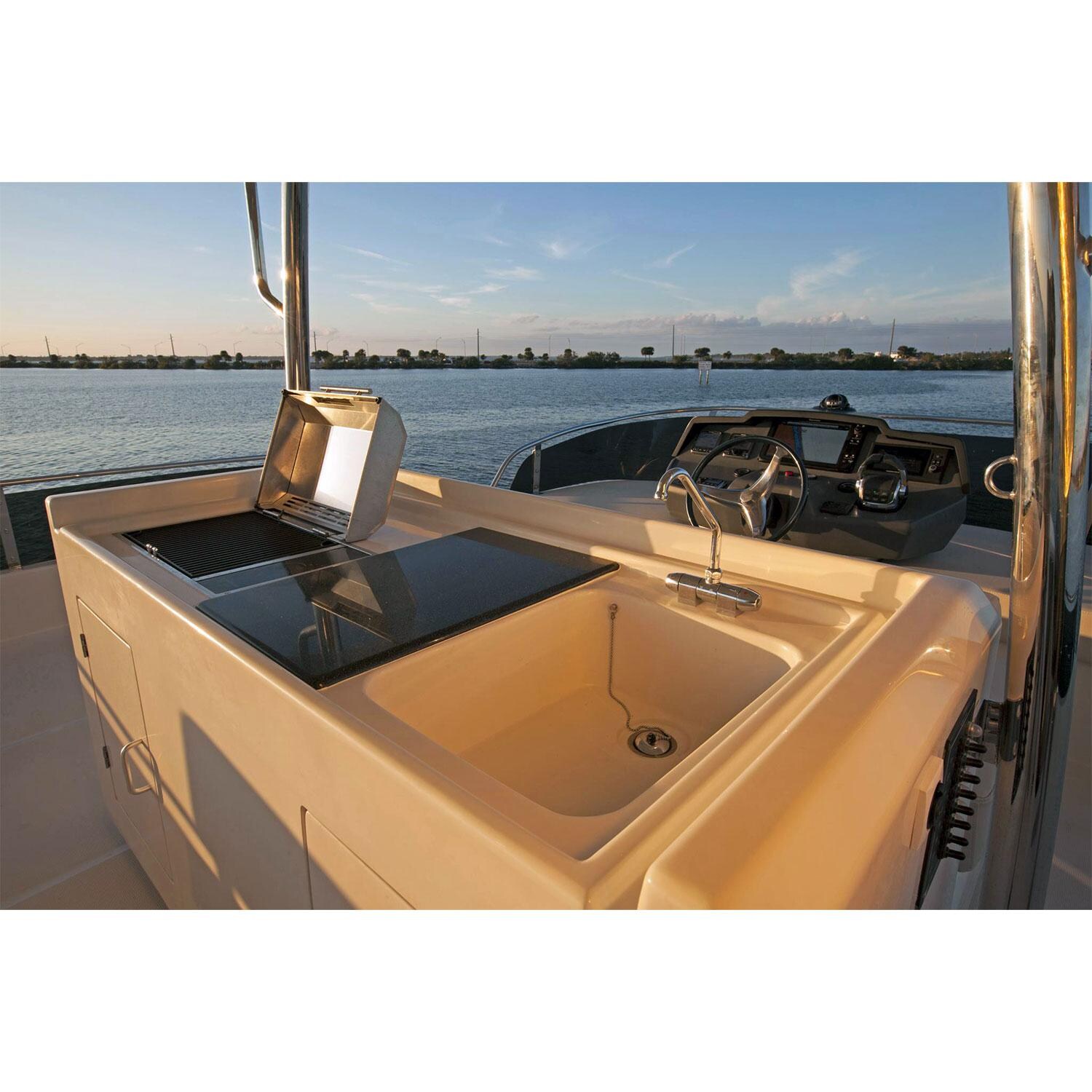 Kenyon Frontier One Zone Built-In 240V Electric Grill - Lifestyle thumbnail