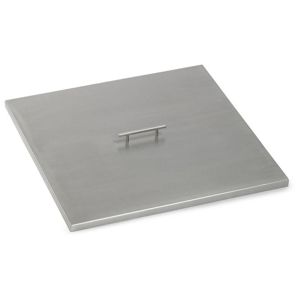 BBQGuys Signature SS-CV-SQP-24 27-Inch Square Stainless Steel Drop-In Pan Cover thumbnail