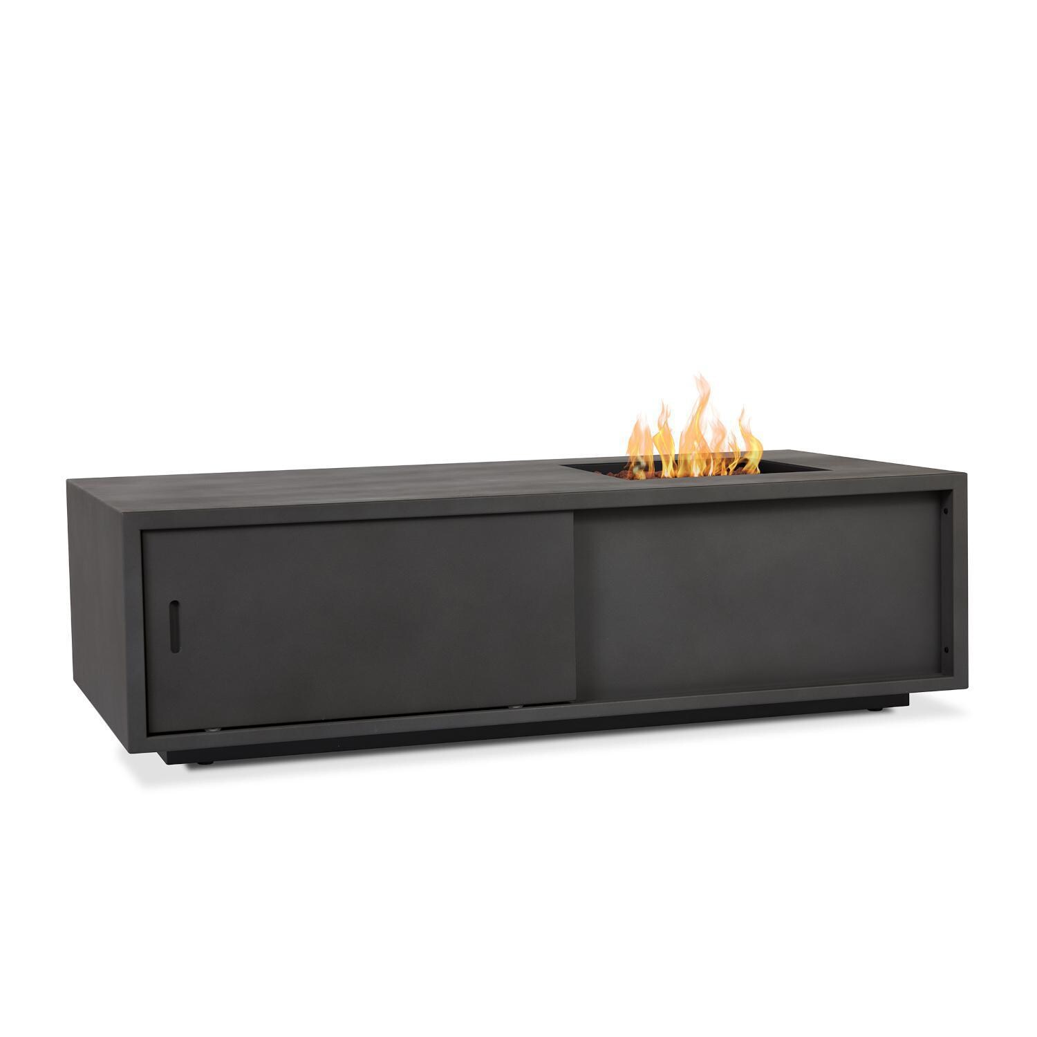 Lakeview Outdoor Designs SC-C580NG-WSLT Treme 60-Inch Rectangle Natural Gas Fire Table - Flames thumbnail