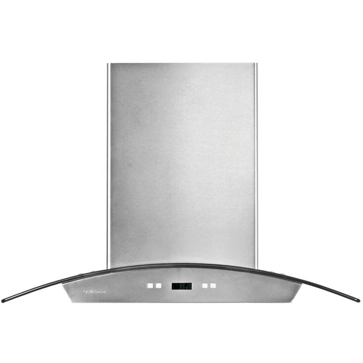 Cavaliere 30-Inch 900 CFM Island Mounted Range Hood With Glass Canopy - Front View thumbnail