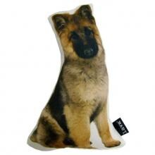 German Shepherd Dog Shaped Outdoor Throw Pillow By Lava Pillows - 13 X 7
