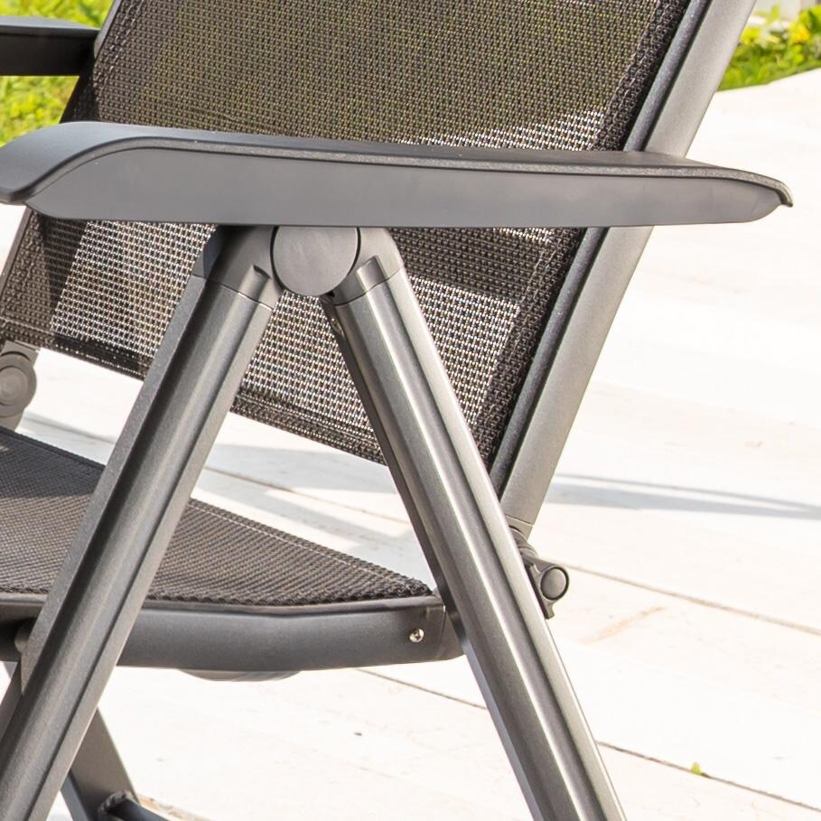 Kettler Basic Plus Aluminum Patio Dining Arm Chair - Arm - Detail thumbnail