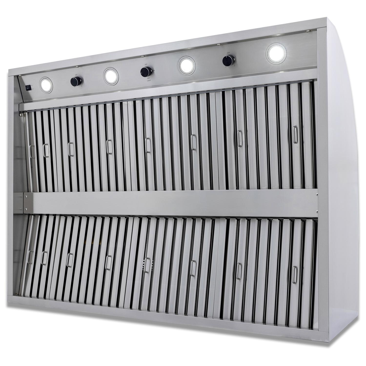Blaze BLZ-36-VHOOD2 36-in Stainless Steel Outdoor Vent Hood - - Internal Baffles - White Background thumbnail