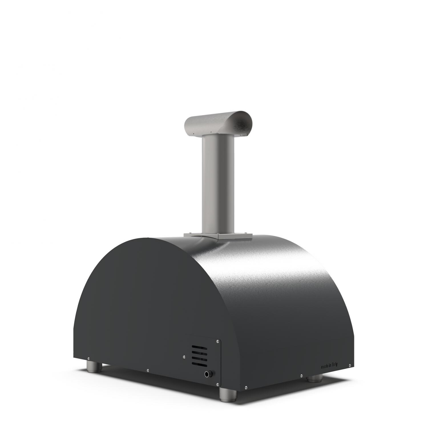 Alfa FXCL-2P-GGRA-U Classico 2 Pizze Propane Pizza Oven W/ Natural Gas Conversion Kit - Ardesia Grey - Back Right thumbnail