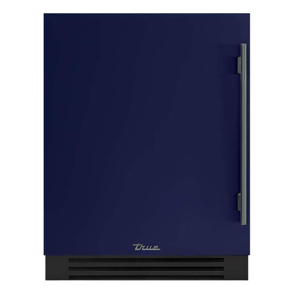 True ADA Height 24 Inch 40 Bottle Left Hinge Outdoor Wine Cabinet - Cobalt w/ Pewter Handle - TUWADA-24-LS-A~078-H05
