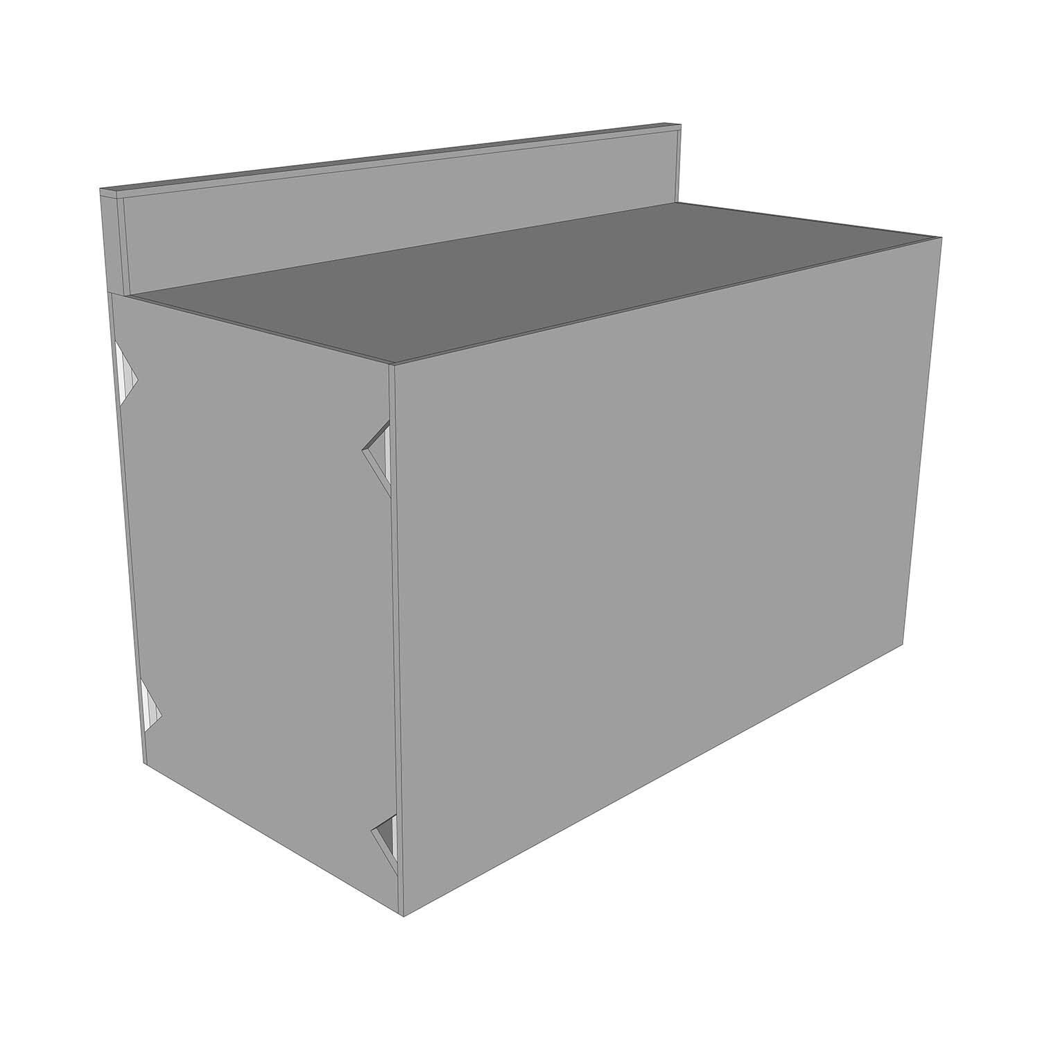 Universal 60-Inch Ready To Finish BBQ Island Appliance And Storage Cabinet W/Backsplash