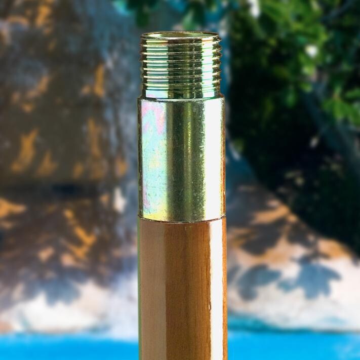 Galtech 6 Ft Wood Cafe Umbrella - Threaded Coupling thumbnail