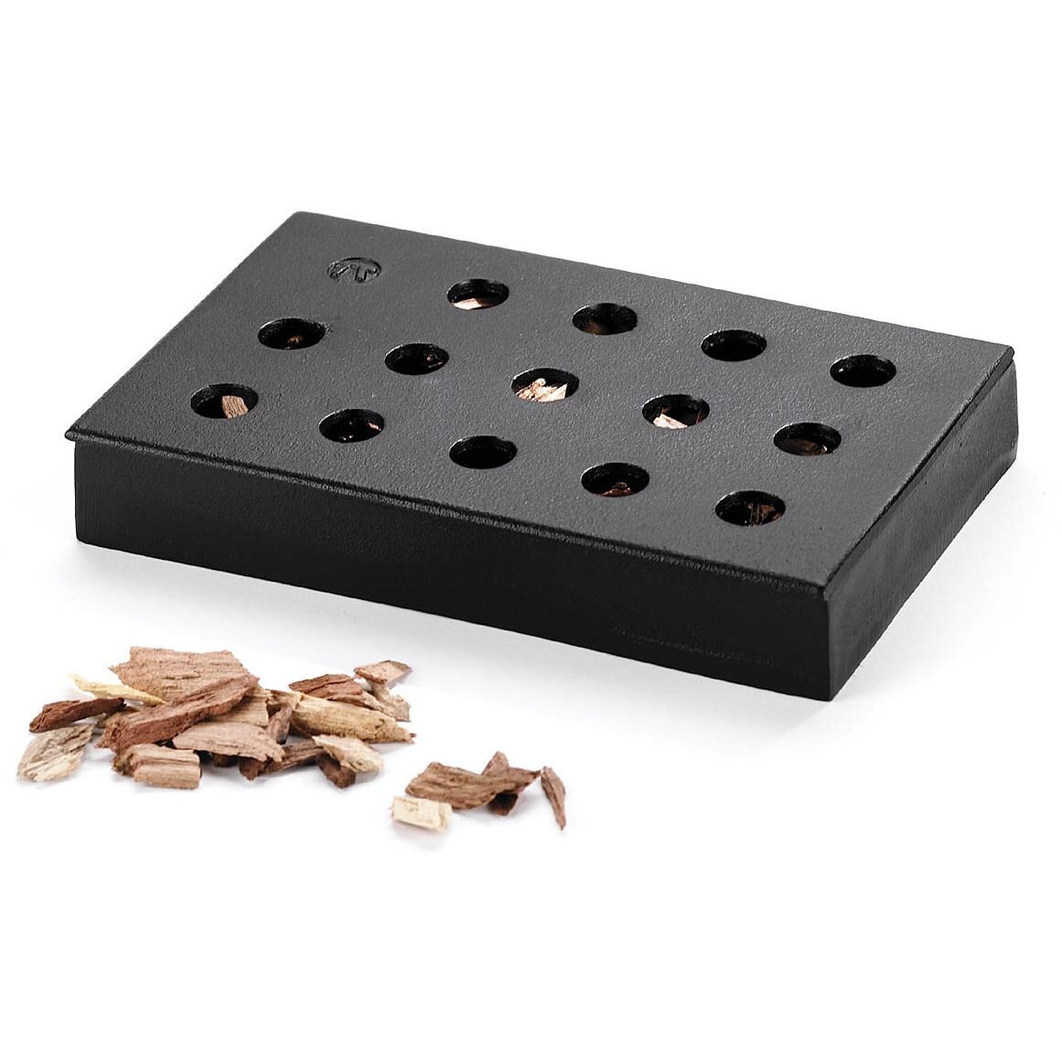 Outset Cast Iron Wood Chip Smoker Box - With Wood Chips thumbnail