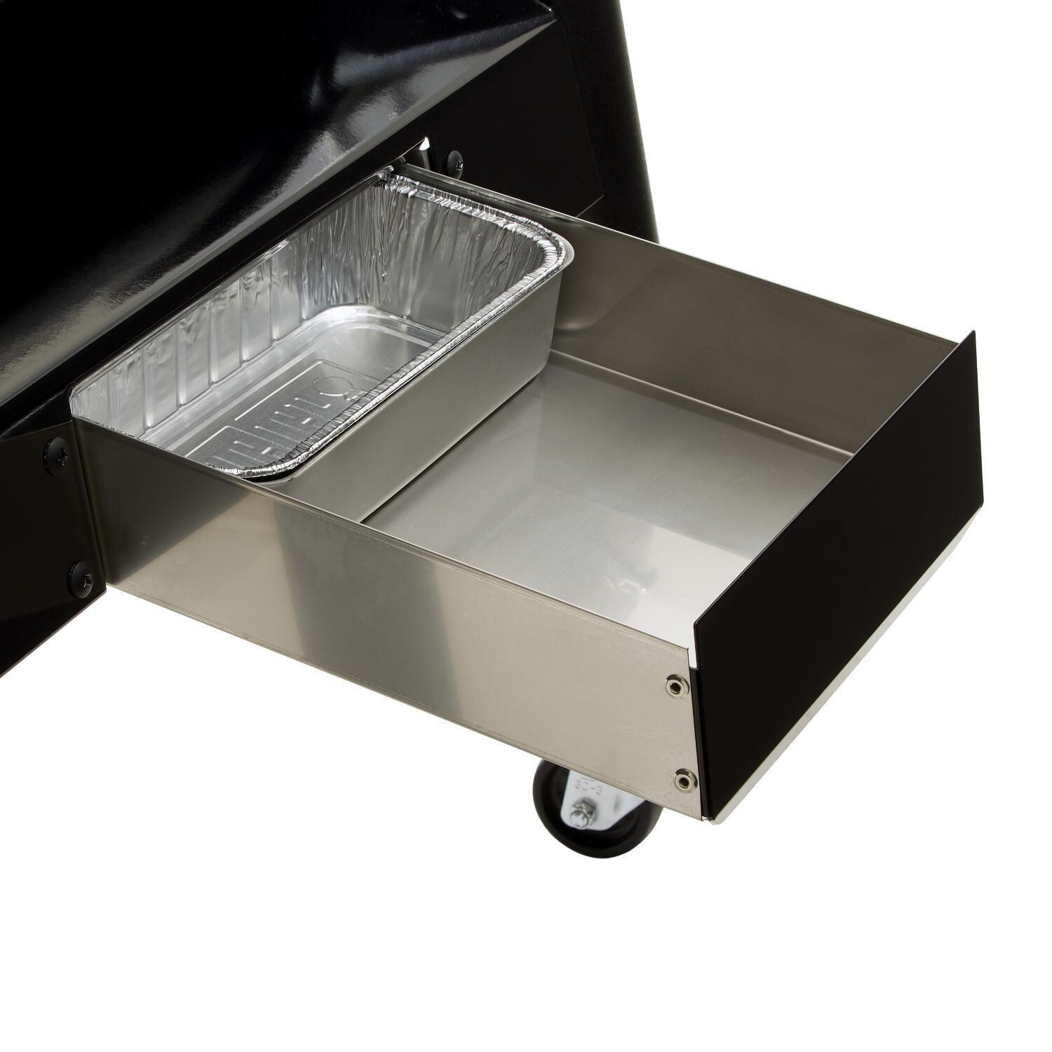 Weber 22510201 SmokeFire EX4 Gen 2 24-Inch Wi-Fi Enabled Wood Fired Pellet Grill - Grease Pan - Detail thumbnail