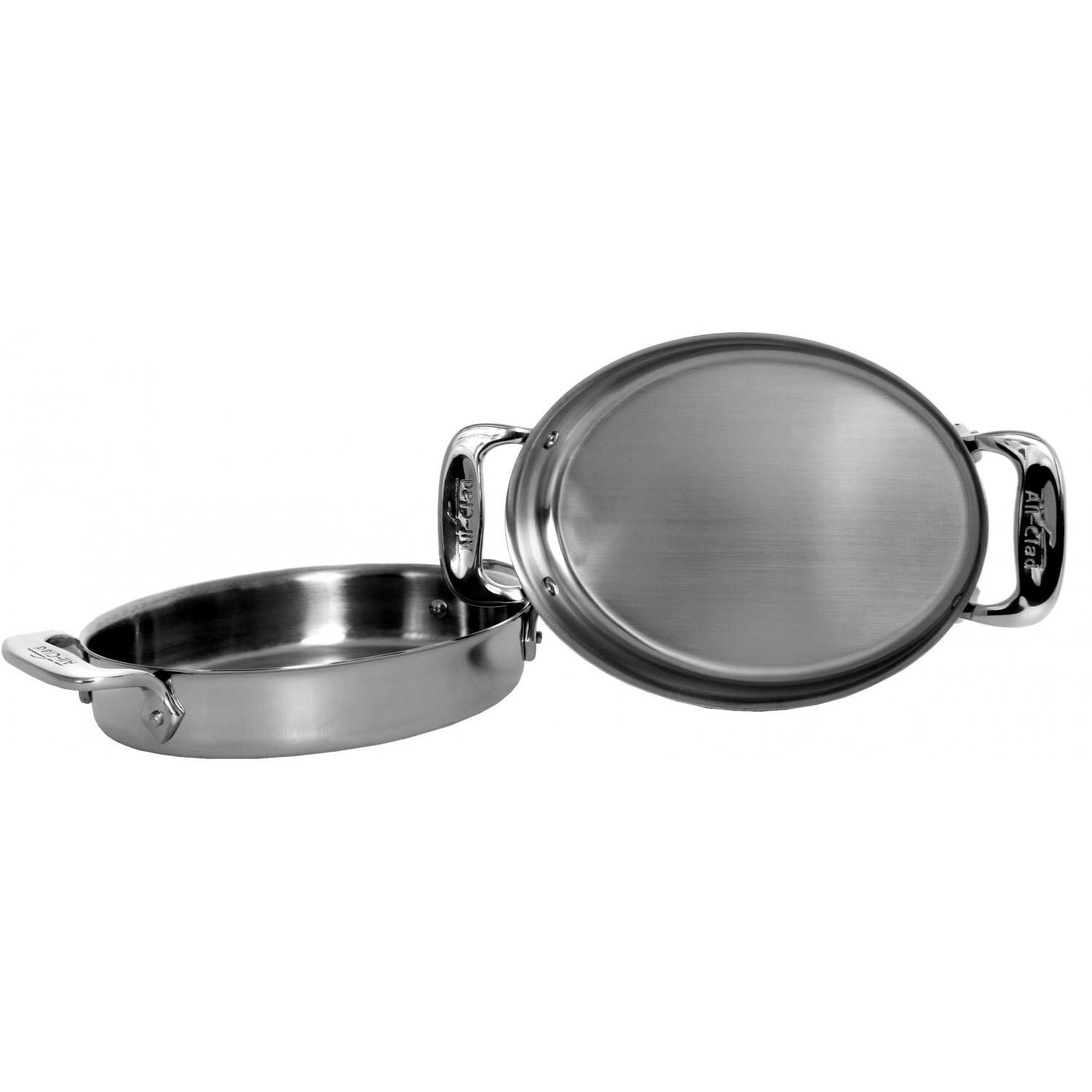 All-Clad Stainless Oval Bakers Surface Finish thumbnail