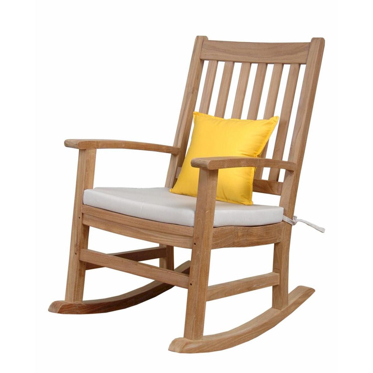 Anderson Teak Palm Beach Patio Rocking Chair BBQGuys