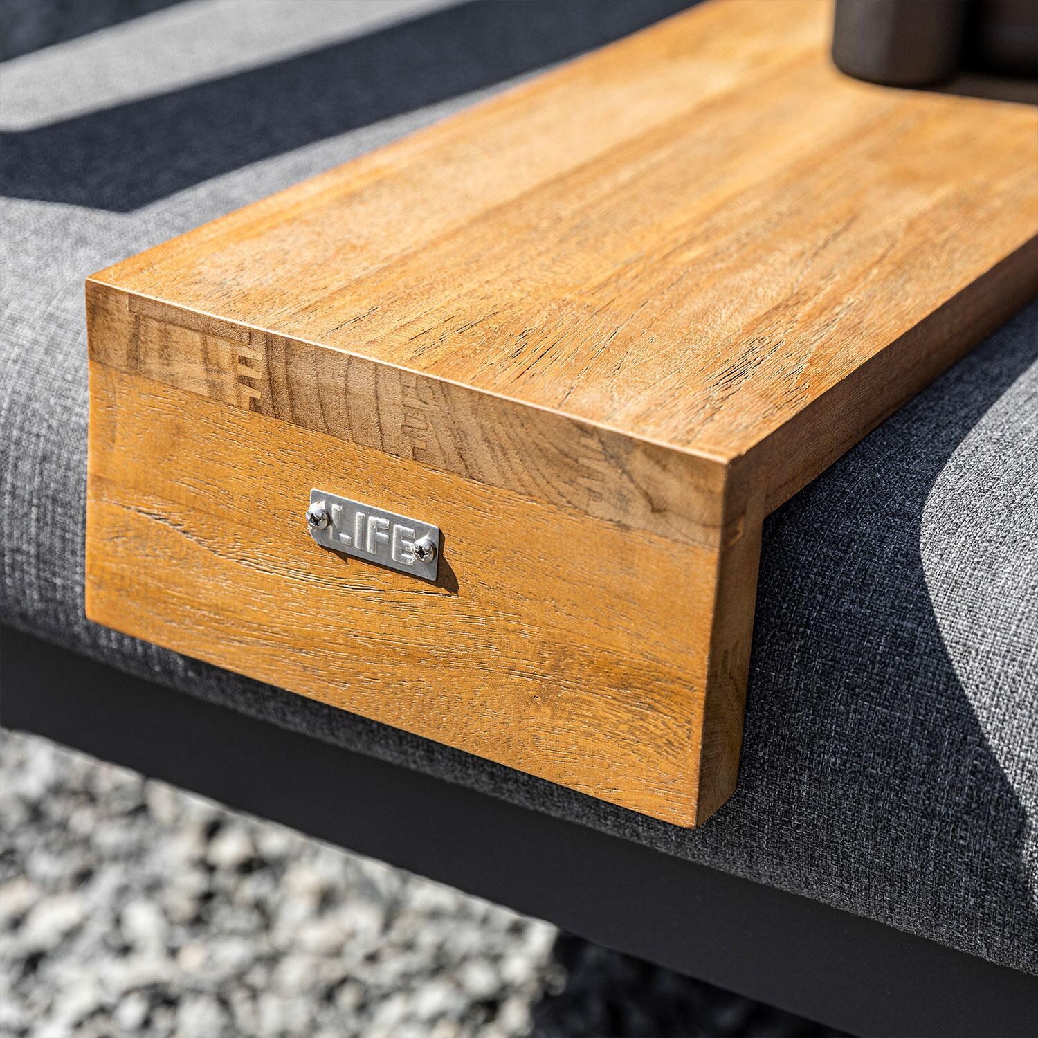 Rimo Teak Serving Tray By KETTLER - Teak - Detail thumbnail