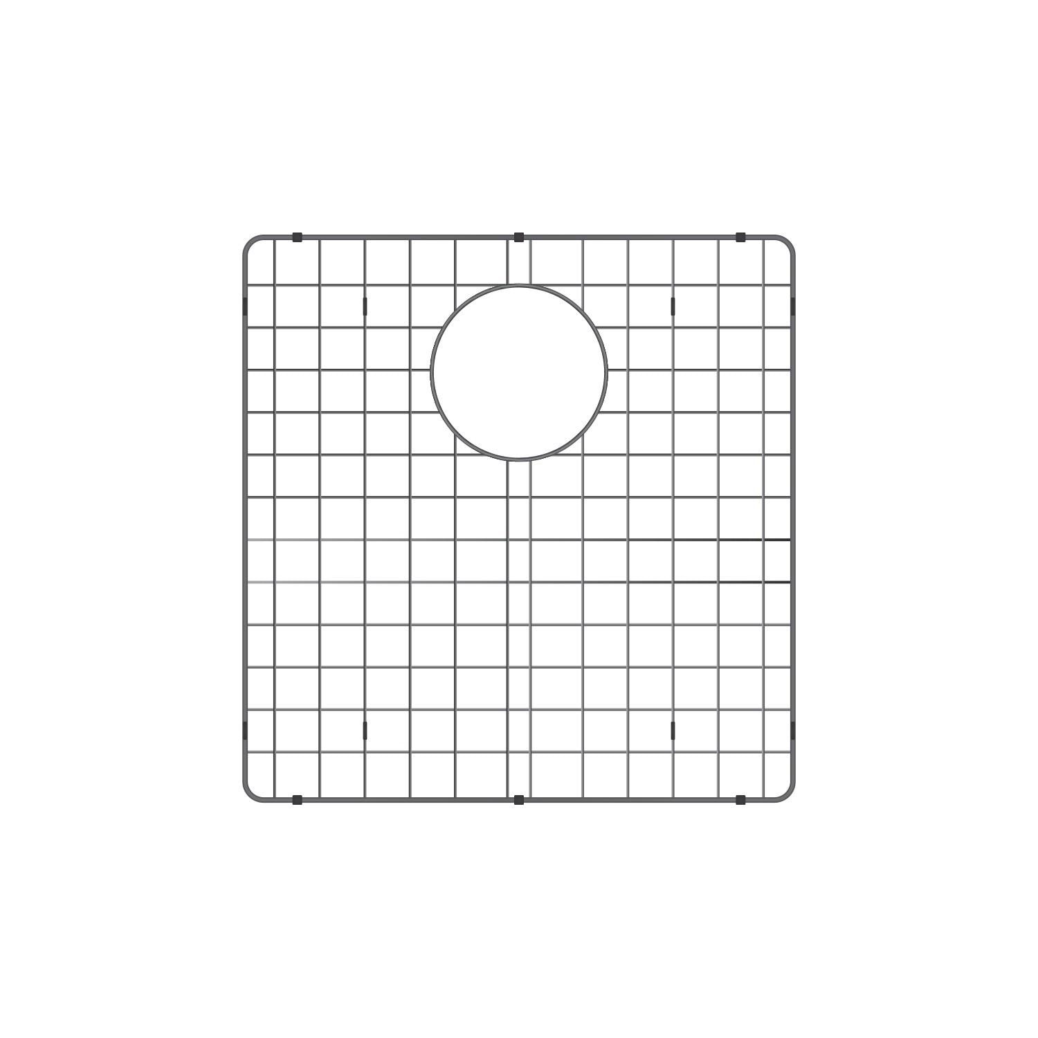 BBQGuys Signature Undermount Stainless Steel 16-Inch Single Bowl Sink W/Grid and Strainer - Grid - Detail thumbnail