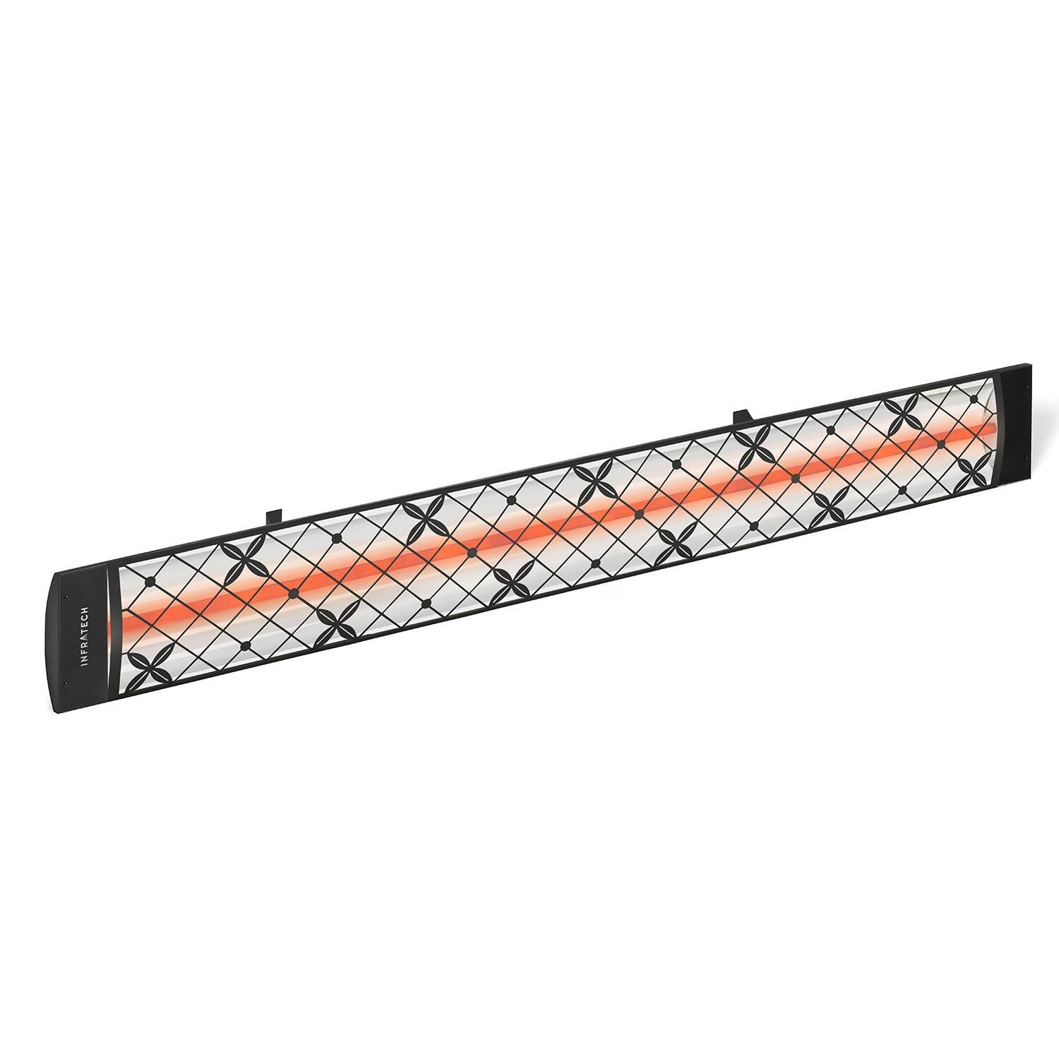 Infratech C2624BL4 Motif Traditional 48 Inch 2600W Single Element Electric Patio Heater - 240V - Black - Display - White Background thumbnail