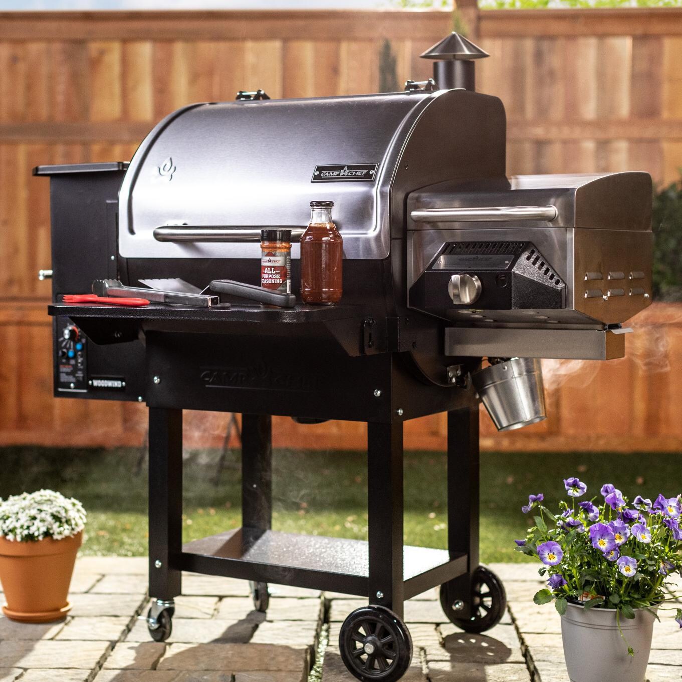 Camp Chef PG24SGWWSS1 Woodwind SG Pellet Grill With Propane Sear Box - Lifestyle thumbnail