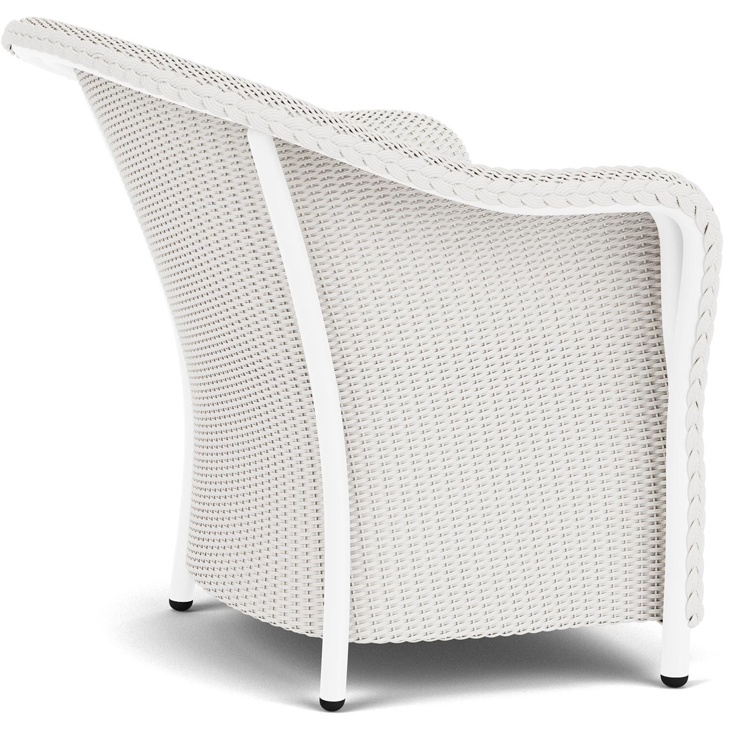 Lloyd Flanders Reflections 3-Piece Seating Set W/ Lounge Chairs in White Finish - Lounge Chair Side thumbnail