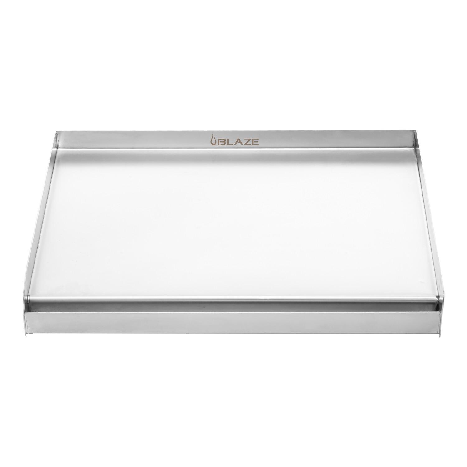 Blaze BLZ-24-SSGP-2 24-Inch Griddle Plate - Front View - White Background thumbnail