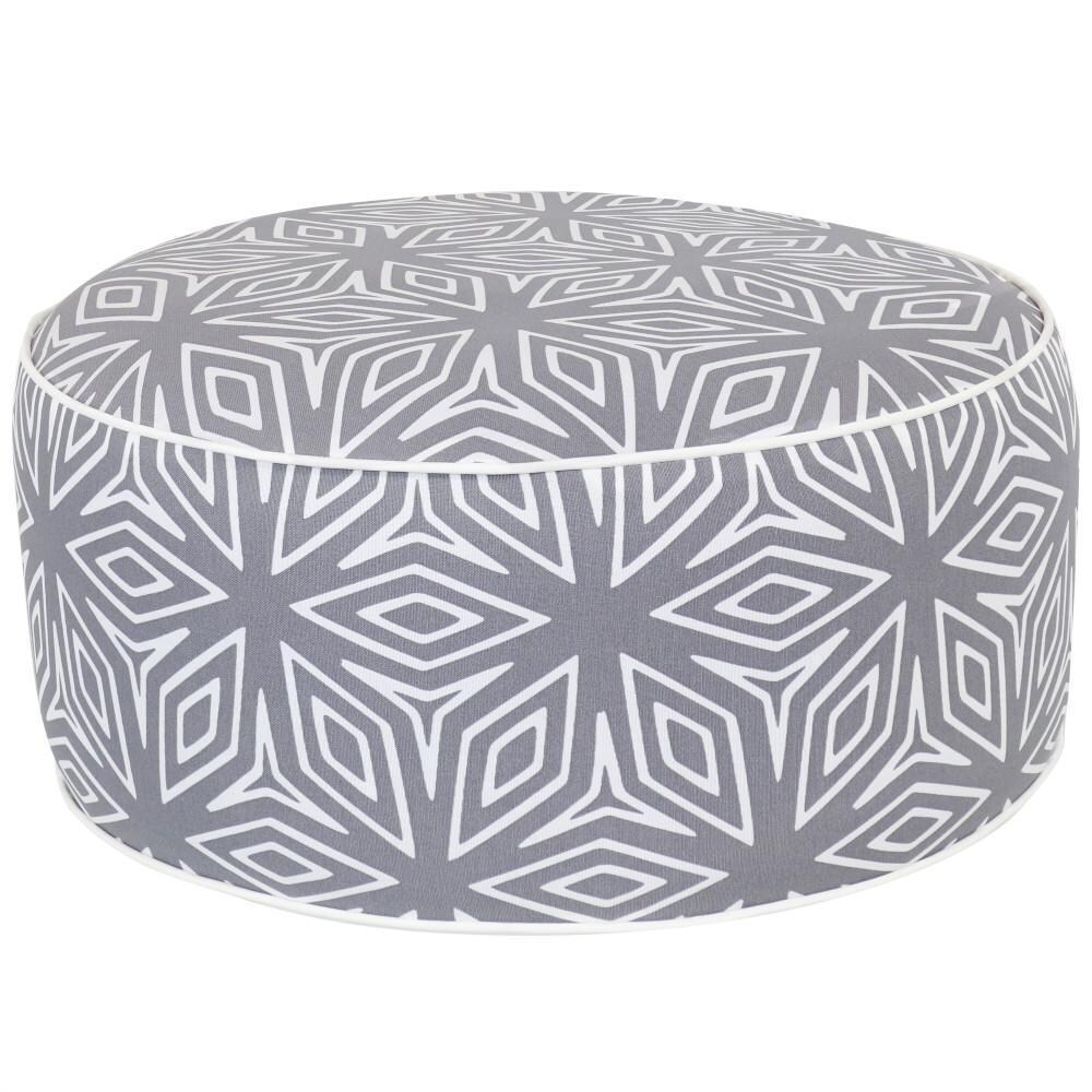 Ultimate Patio Indoor/Outdoor Inflatable Ottoman - Full View - White Background thumbnail