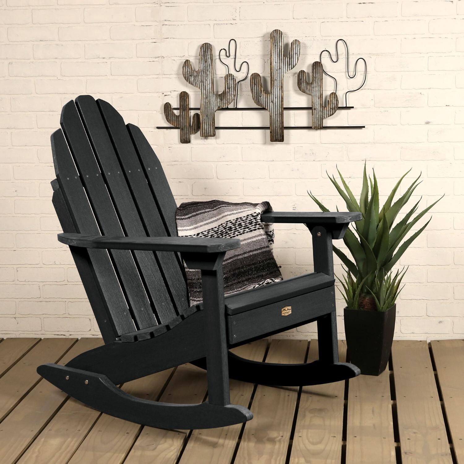 Lakeview The Charmville Adirondack Rocking Chair - Abyss thumbnail