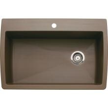 Blanco Diamond Super 32 X 22 Silgranit II Single Bowl Dual Mount Sink - Cafe Brown - 440192 image