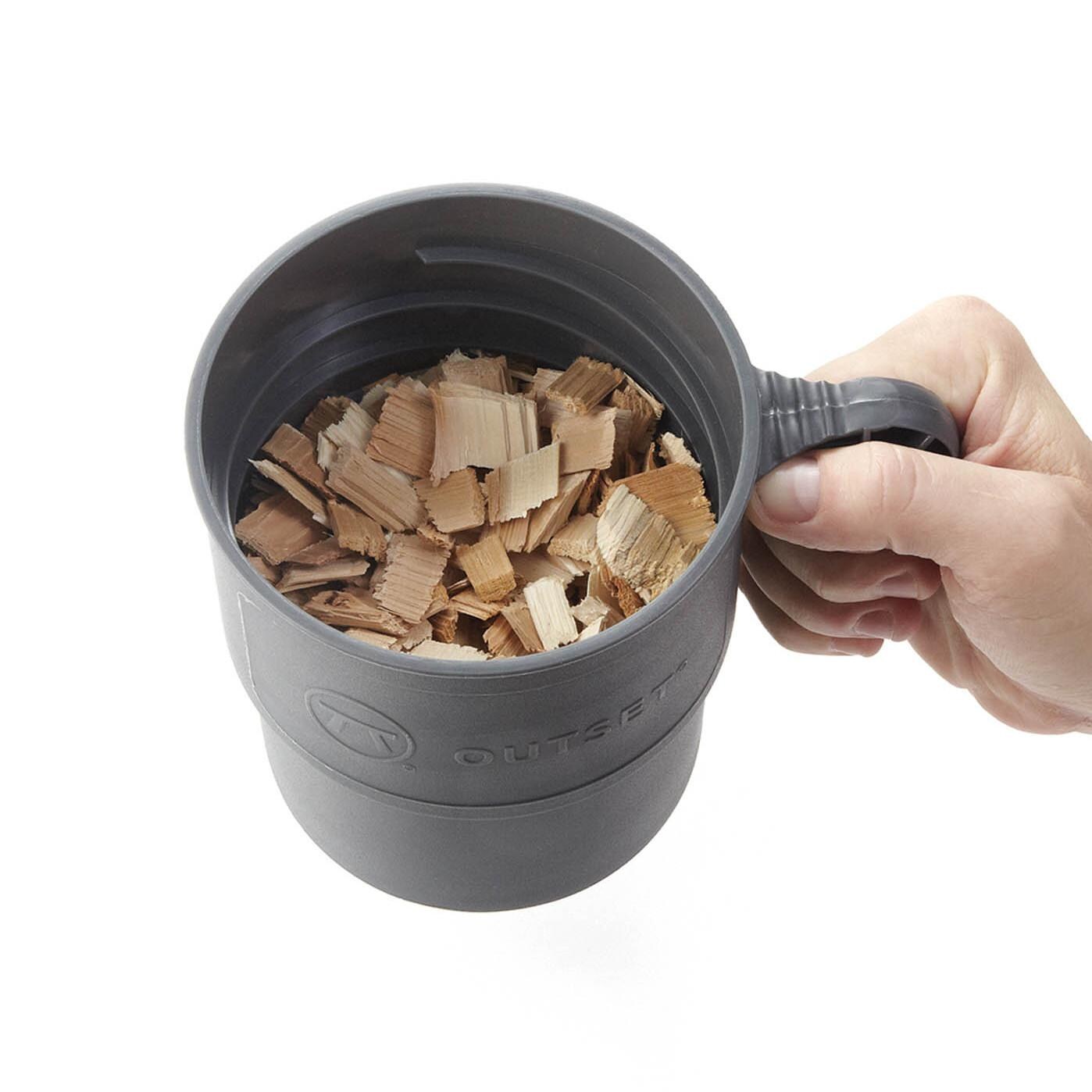 Wood Chip Soaker With Handle - With Chips thumbnail