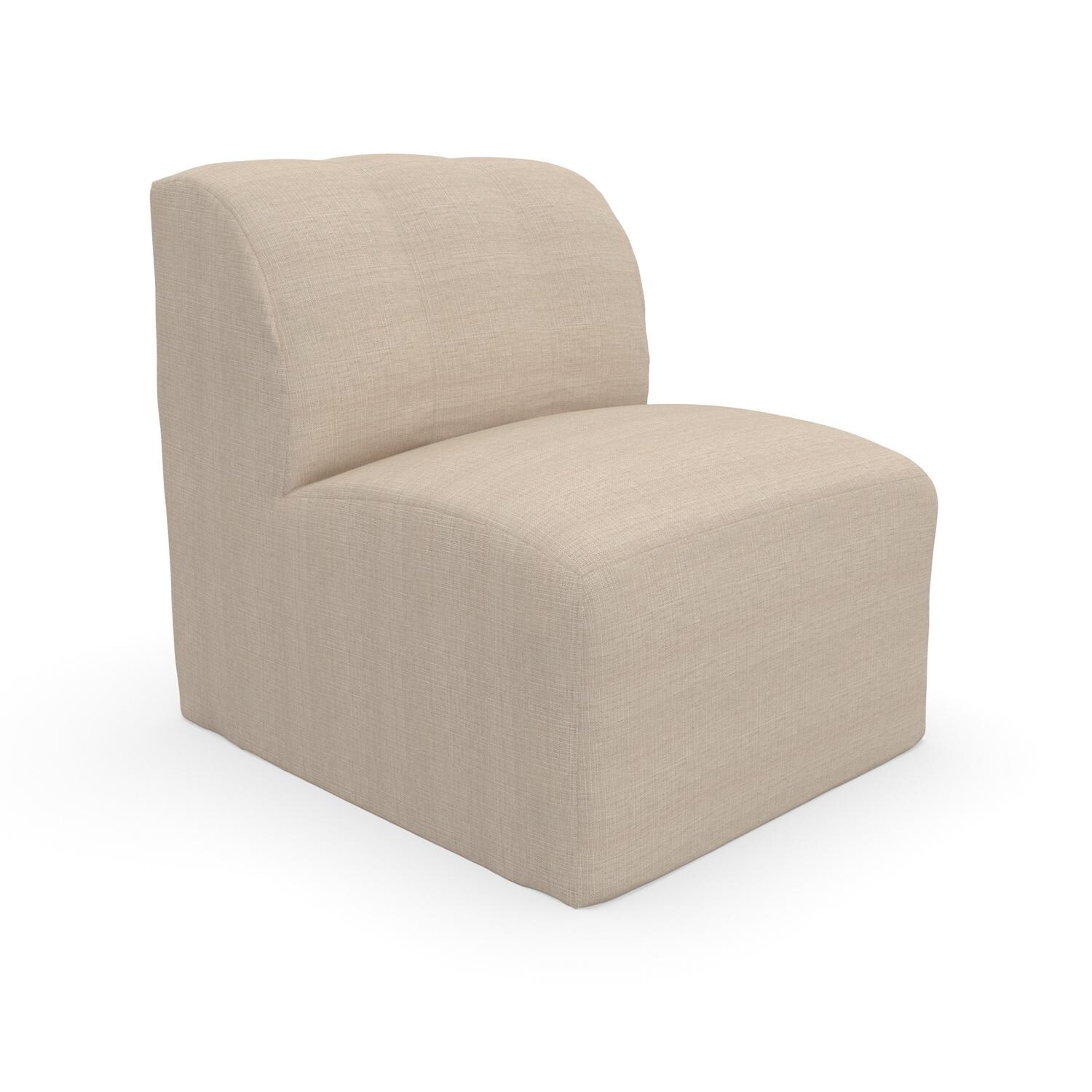 Lakeview NC2001-8PC-EA Pine Valley 8 Pc Recycled Plastic Seating Set in Beige/Echo Ash - Chair - White Background thumbnail