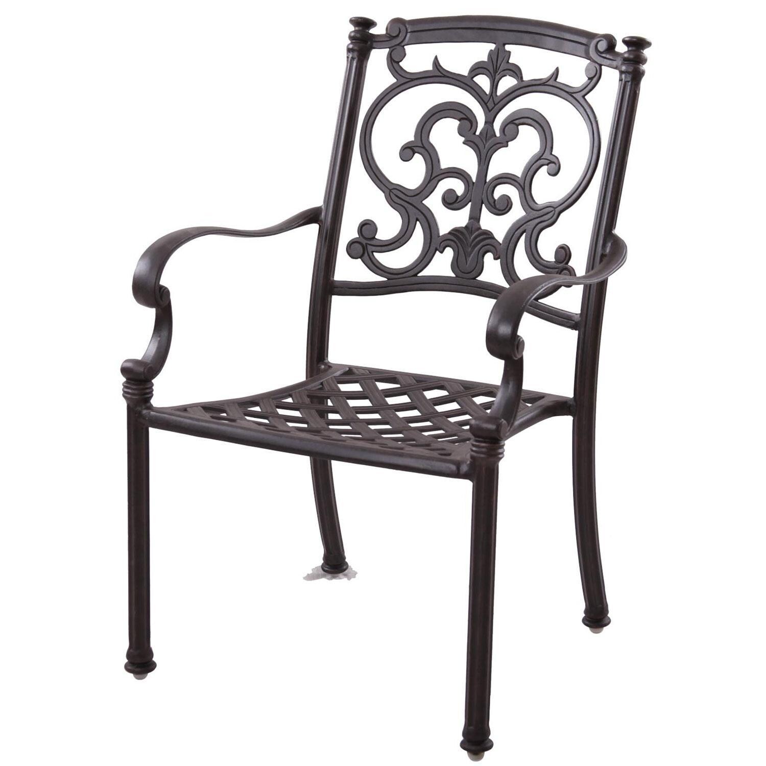 Darlee Santa Barbara Dining Arm Chair - White Background thumbnail