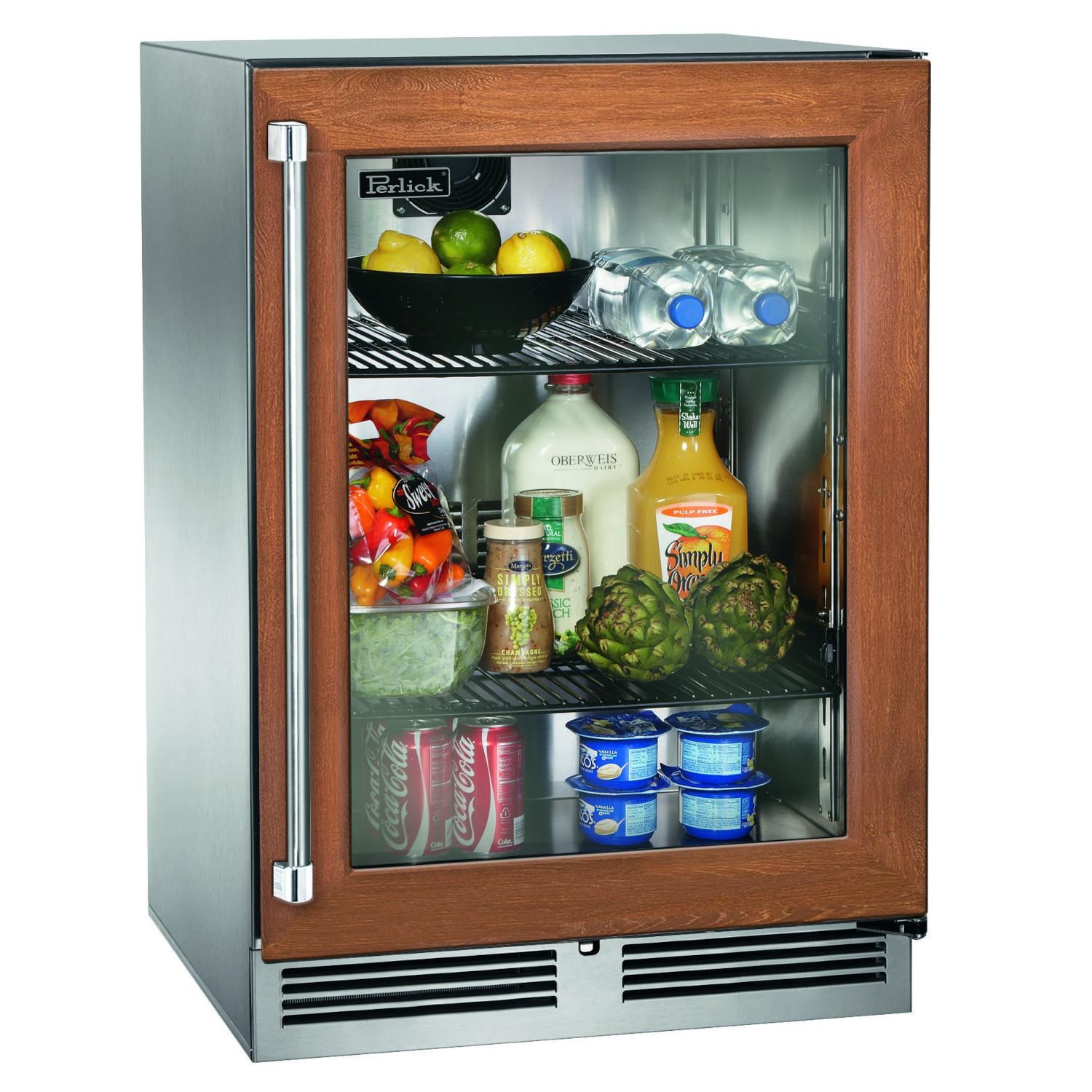 ZIMA パネル　ブリキ Perlick 24-Inch Signature Series Stainless Steel Panel Ready Glass