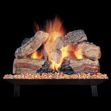 Rasmussen 24-Inch Evening Desire Gas Log Set With Vented Natural Gas Custom Pan Burner - Match Light image
