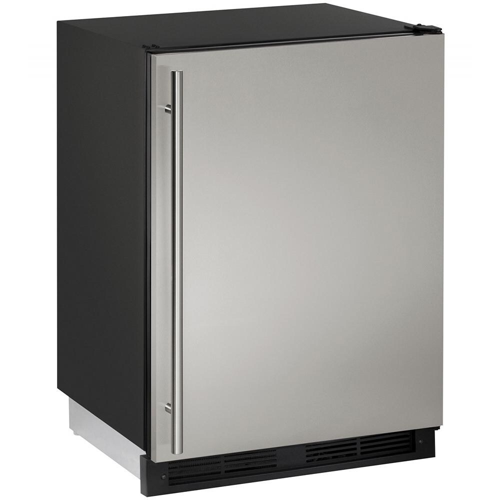 U-Line 1000 Series 24-Inch 4.2 Cu. Ft. Built-In Compact Refrigerator / Ice Maker - Stainless Steel - U-CO1224FS-00B image